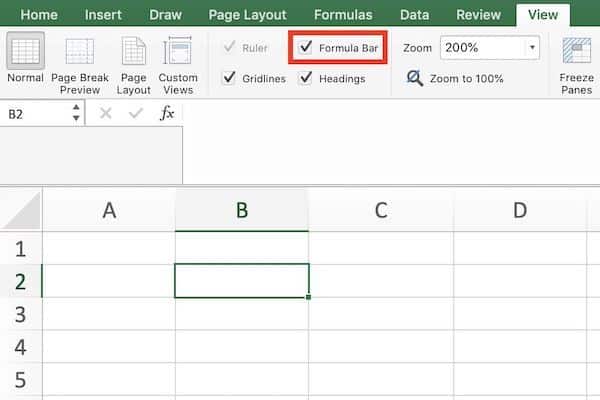 Mengenal Formula Bar Excel