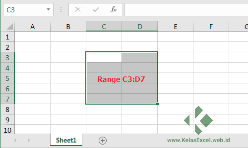 Pengertian Range (Ms. Excel) : Pengertian, Fungsi & Cara Menggunakan