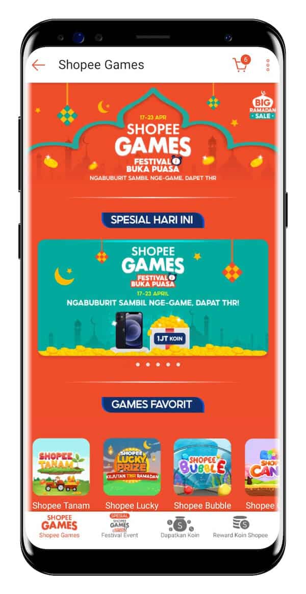 Cara Mendapatkan Shopeepay Gratis Dengan Games di Shopee