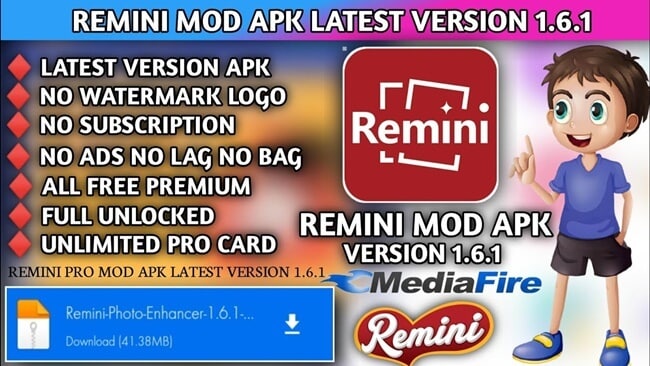Download Remini Mod Apk Terbaru 2022