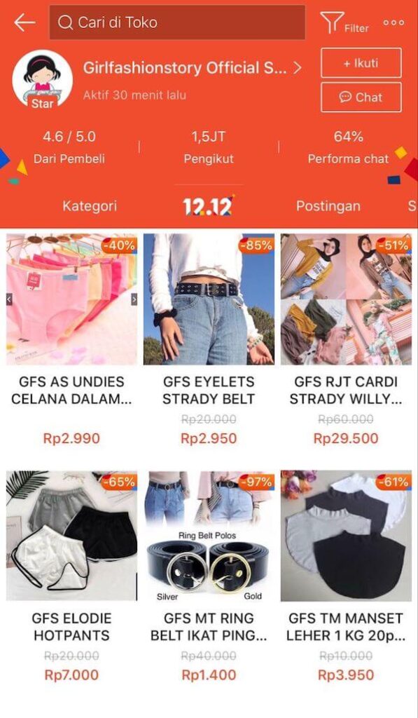 6 Rekomendasi Toko Baju Di Shopee Yang Murah Dan Bagus!