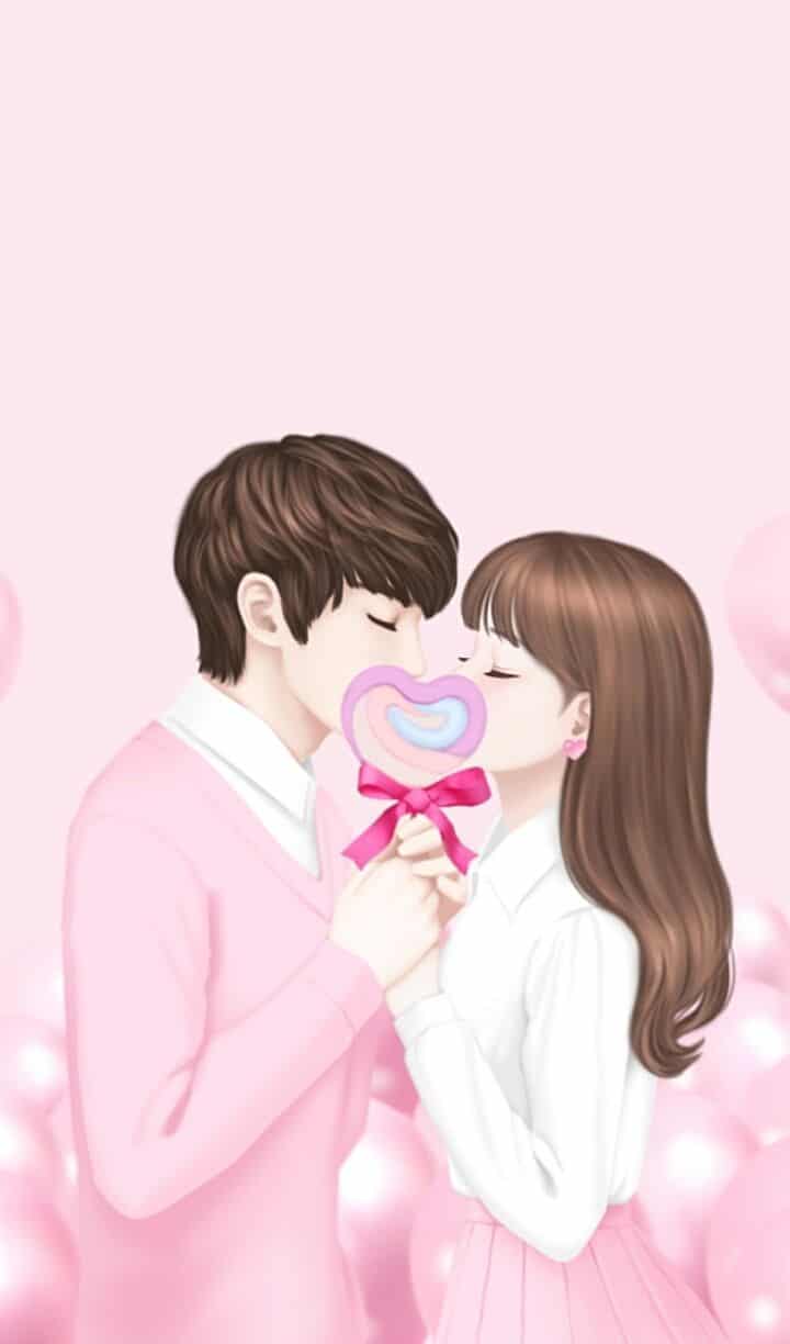 Lollipop kiss, momen romantis bersama pasangan dengan tema feminim yang cute