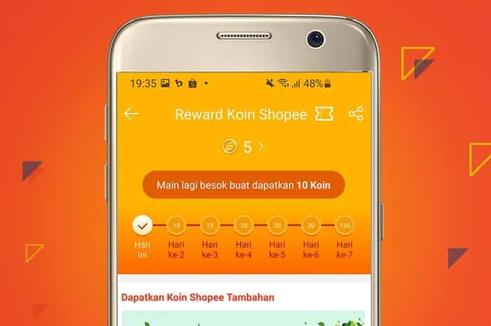 Reward Koin Shopee