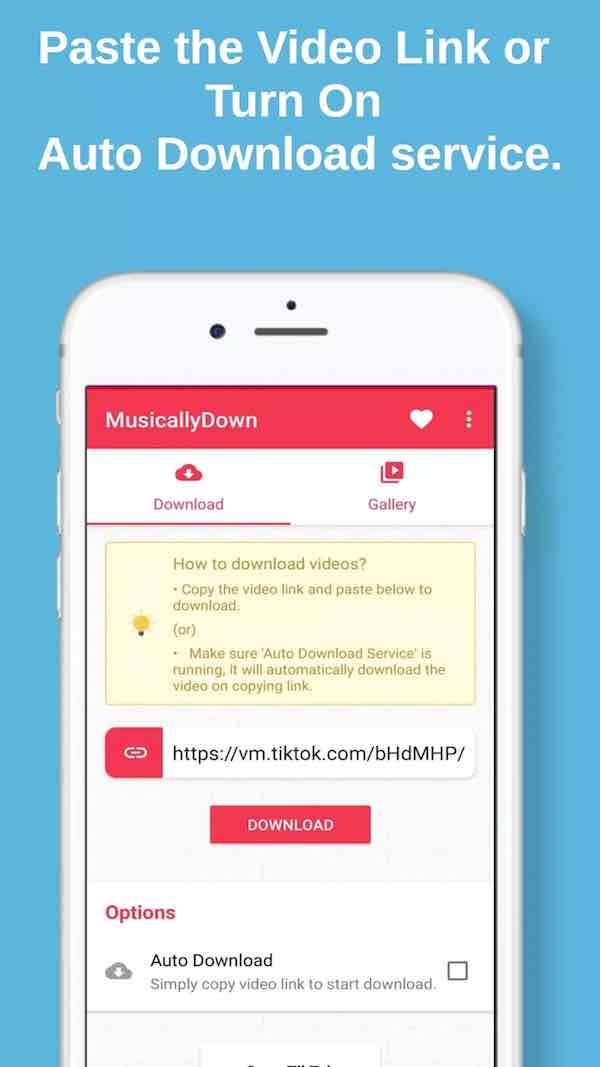 Aplikasi MusicallyDown