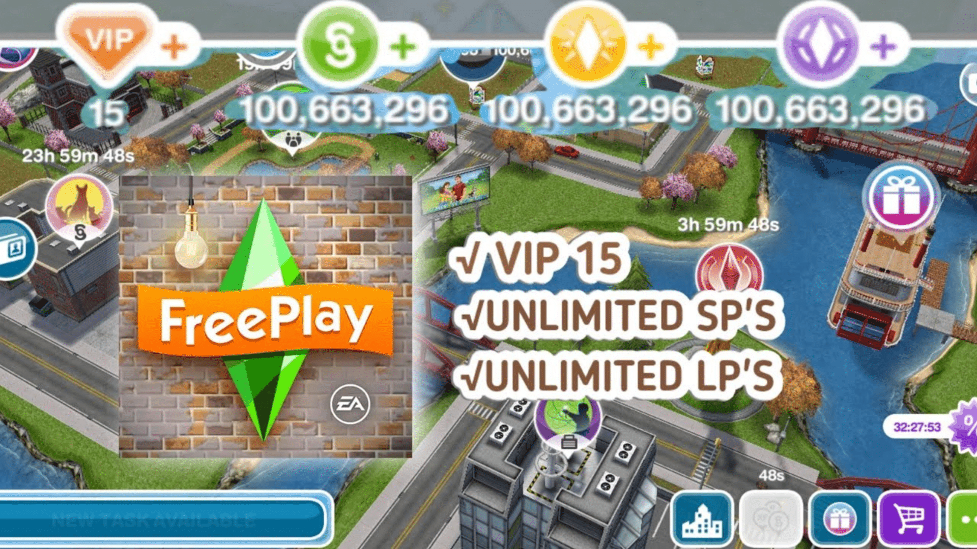 Fitur-Fitur Dari The Sims Freeplay Mod Apk