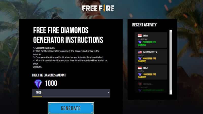 Free Fire Generator VIP