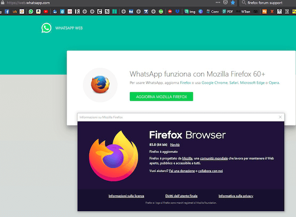 Menggunakan Ekstensi Mozilla Firefox untuk Blur WhatsApp Web