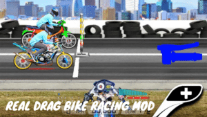 Real drag bike racing