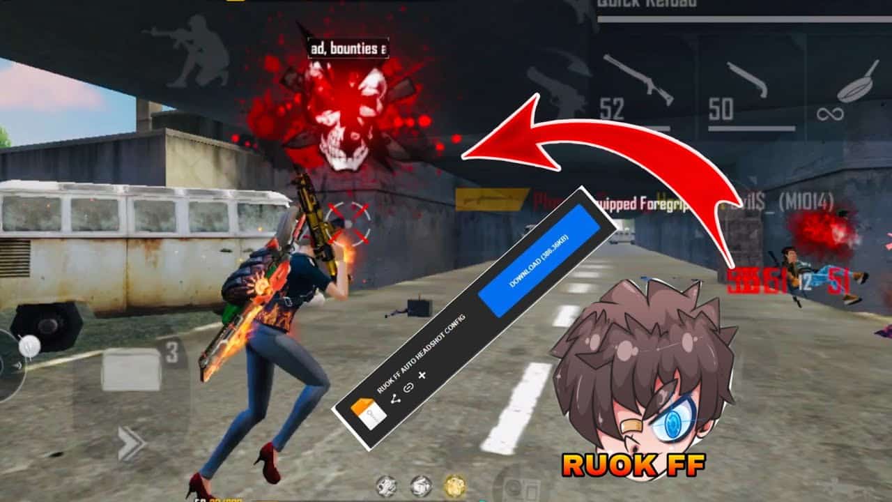 Ruok FF Auto Headshot APK para Android - Download