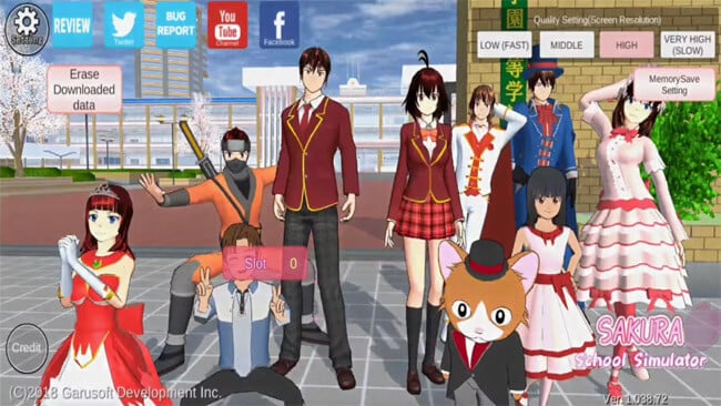 Fitur Sakura School Simulator Mod Apk