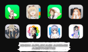Icon Aplikasi Anime Aesthetic