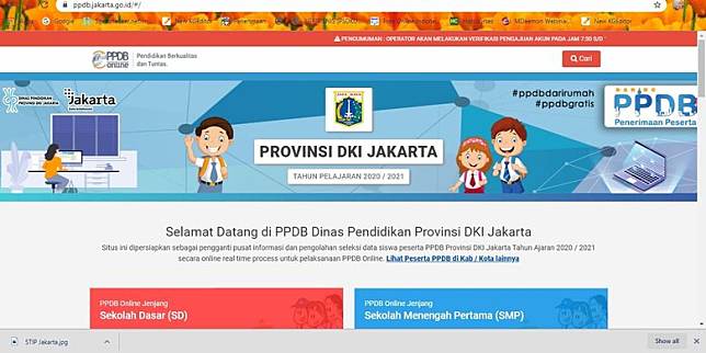 Jadwal PPDB online SD di Jakarta Penting untuk Disimak