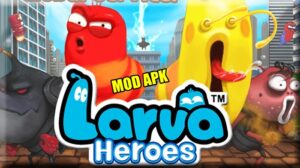 Larva Heroes Lavander Mod Apk Terbaru 2022 Candy Tidak Terbatas!