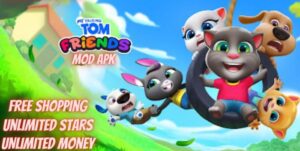 My Talking Tom Friends Mod Apk Terbaru 2022 Unlimited Uang Dan Gems