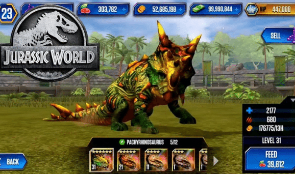 Tentang Jurassic World The Game Mod Apk