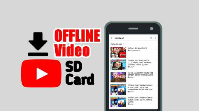 Video Offline Youtube yang Sudah Tersimpan Dipindahkan ke Dalam Kartu SD