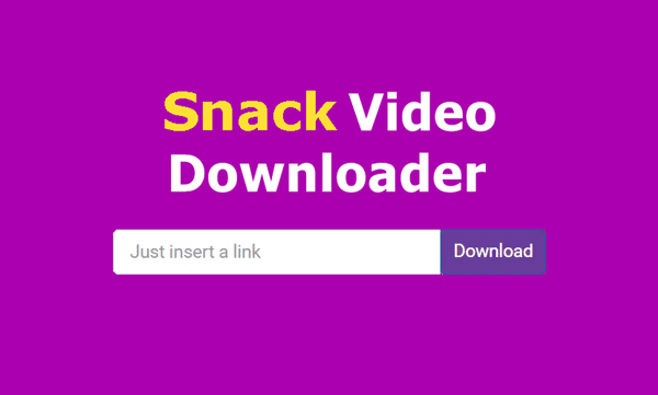 Cara download Snack Video tanpa watermark melalui aplikasi Video Downloader for Snack Video