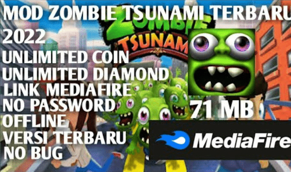 Fitur Zombie Tsunami Mod Apk