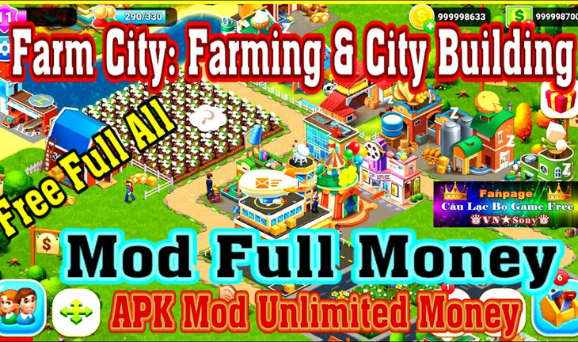 Download Farm City Mod Apk Terbaru 2022 Full Unlocked