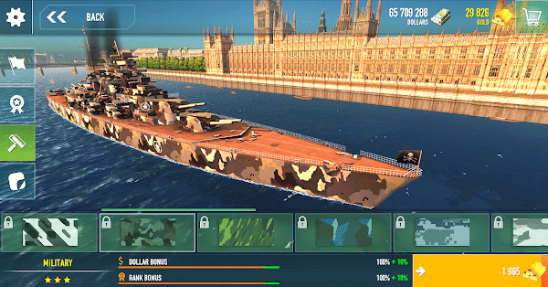 Fitur Unggulan Battle of Warships Mod Apk