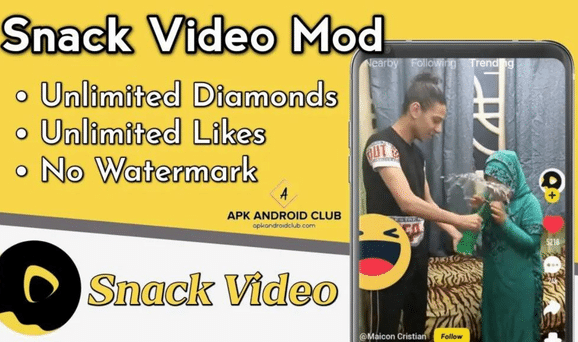 Cara Unduh & Install Snack Video Mod Apk