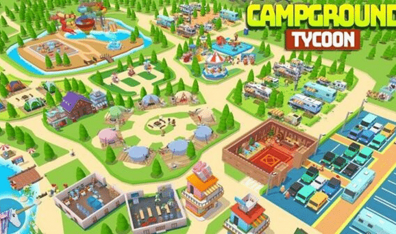 Gameplay Camping Tycoon Mod Apk