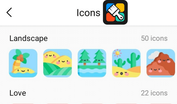 Langkah Menggunakan My Icon Mod apk