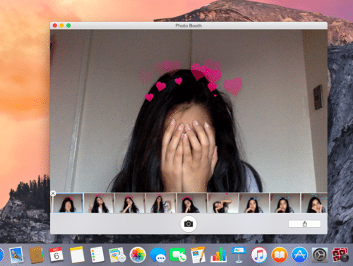 Mengenal Webcam Photobooth Effect Hearts