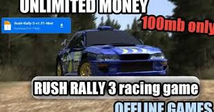 Install Rush Rally 3 Terbaru Versi Mod
