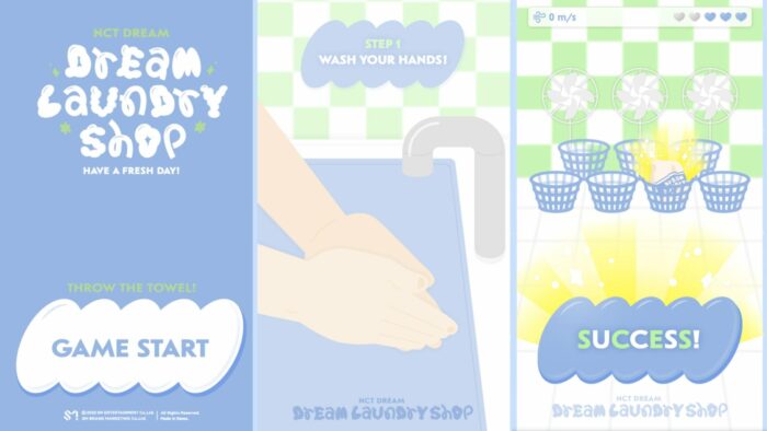 Link NCT Dream Laundry Shop Game
