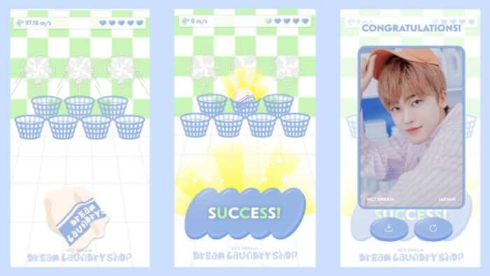 NCT Dream Laundry Shop Game