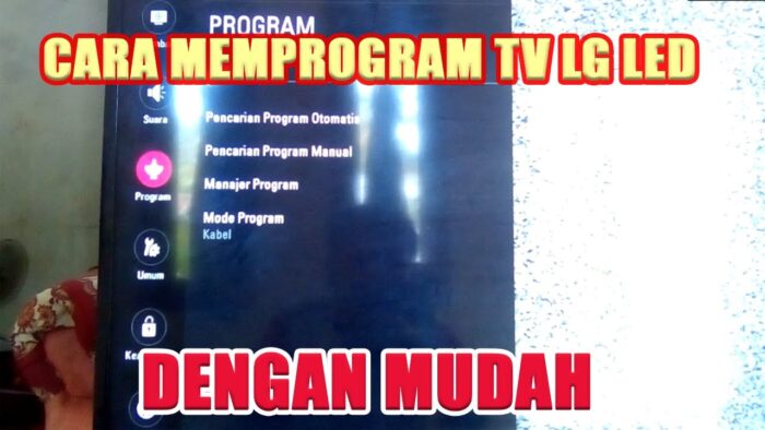 Cara Memprogram TV Digital LG