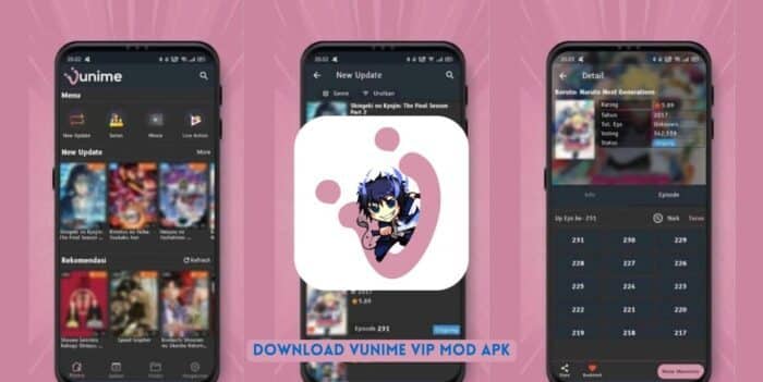 Link Untuk Mengunduh Vunime VIP Mod Apk