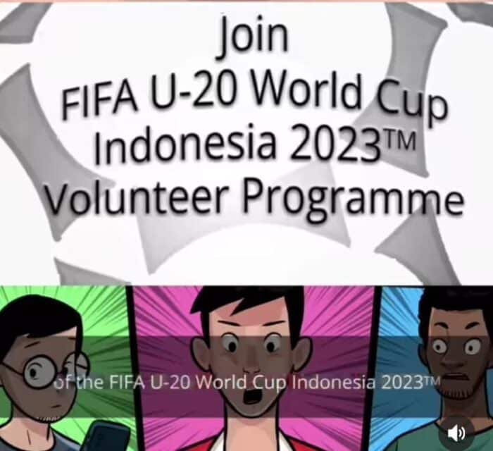Tata Cara Daftar Melalui Link Pendaftaran Volunteer Piala Dunia U20 2023