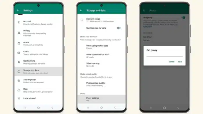 Cara menghubungkan proxy whatsapp ke android dan iphone